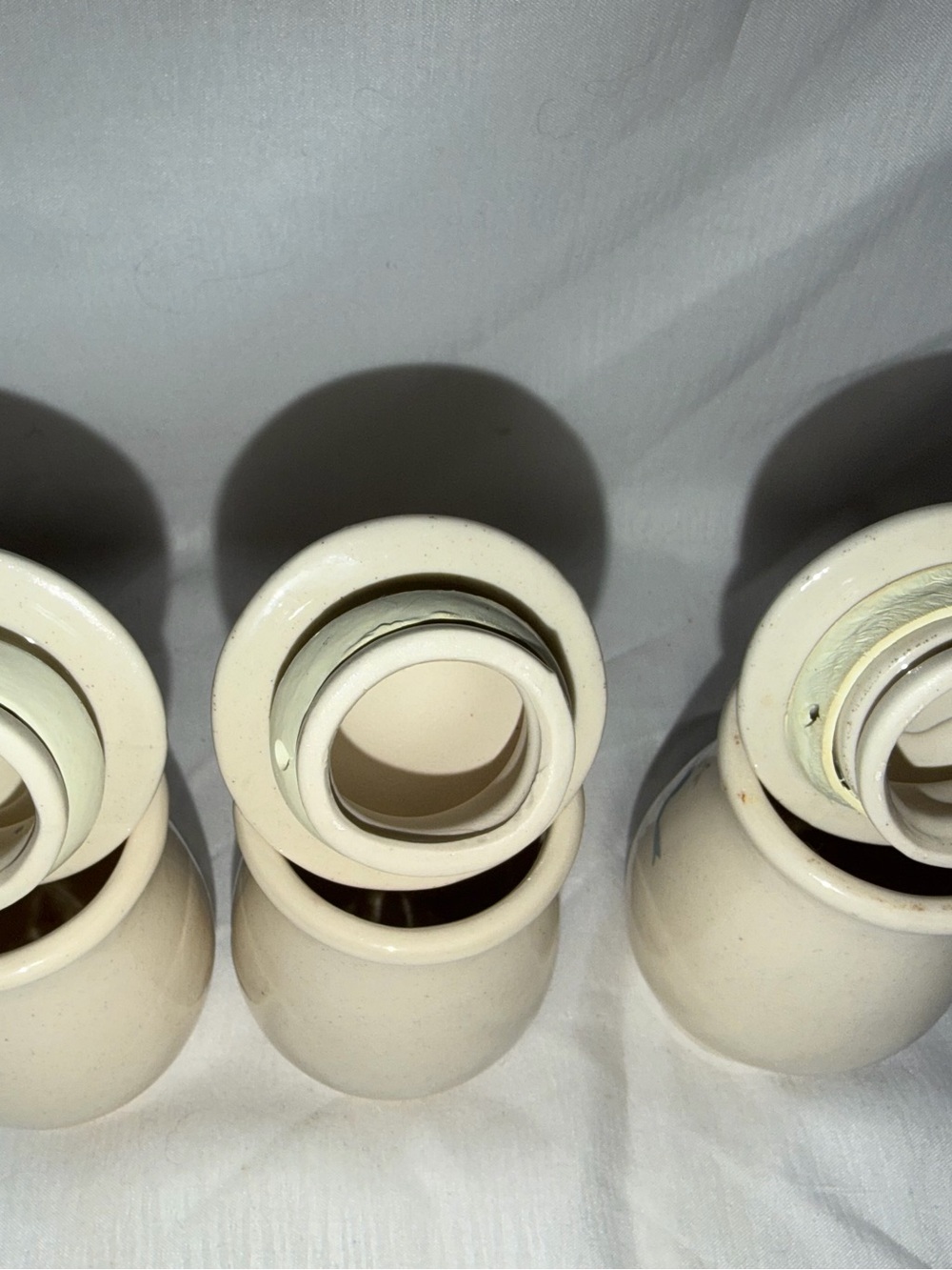 Vintage 1980s International Stoneware Country Geese Spice Jars - Set of 3 - Picture 3 of 9